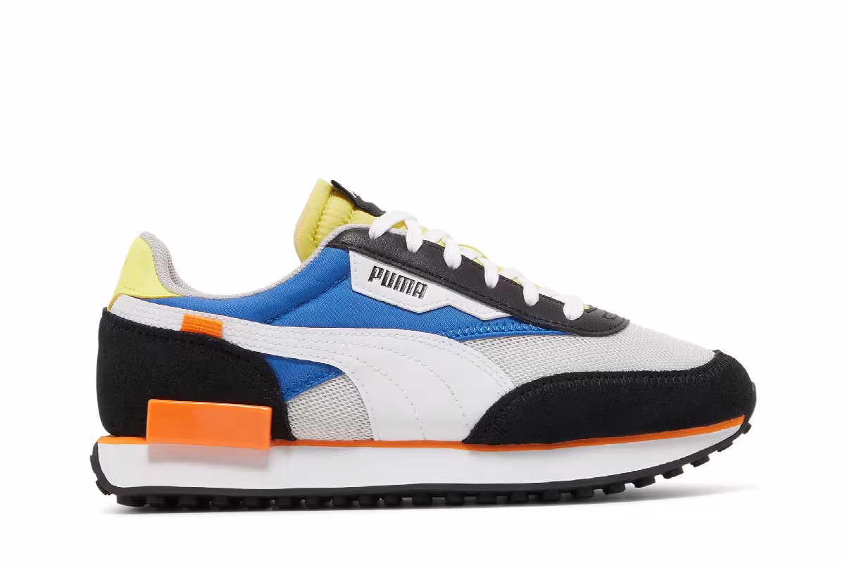 Puma Future Rider Splash Jr Grey Violet Victoria Blue, view 2