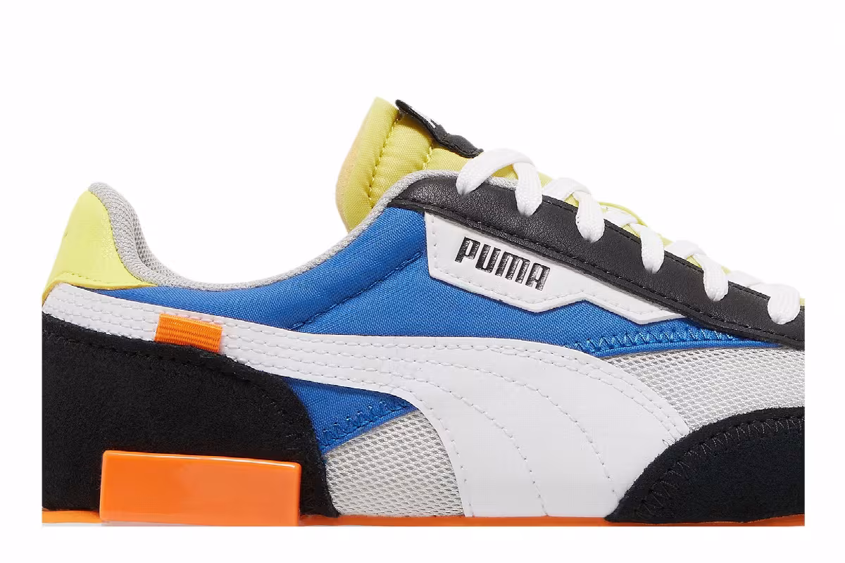 Puma Future Rider Splash Jr Grey Violet Victoria Blue, view 3