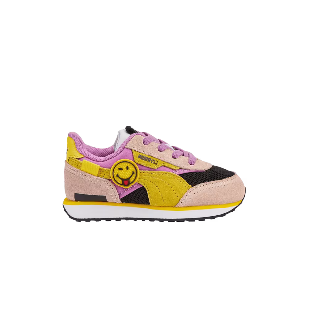 SmileyWorld x Puma Future Rider Infant Rose Quartz Mauve Pop