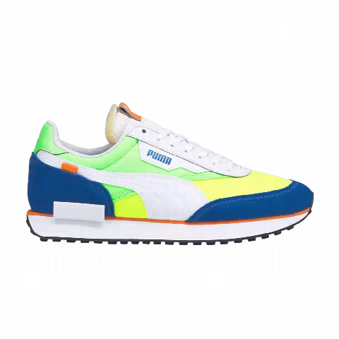 Puma Future Rider Play On 'White Fizzy Lime Royal'