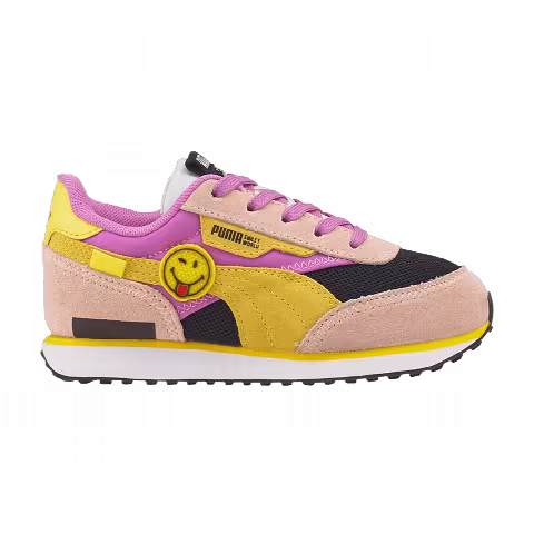 SmileyWorld x Puma Future Rider Little Kid 'Rose Quartz Mauve Pop'