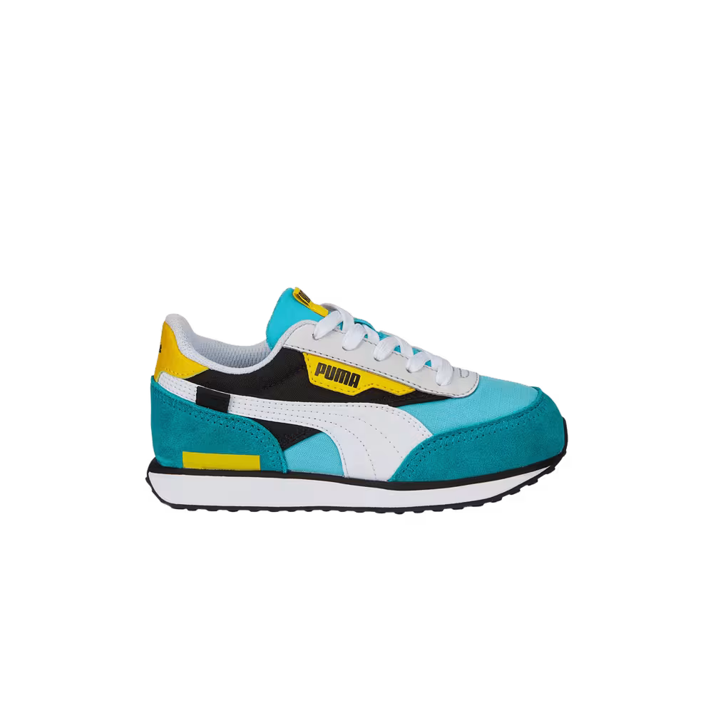 Puma Future Rider Play On Little Kid Blue Atoll