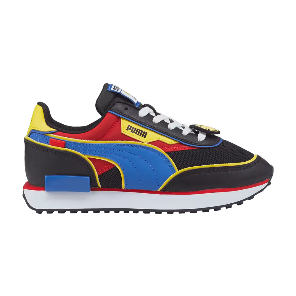 Puma SmileyWorld x Future Rider Big Kid Black Royal Blue