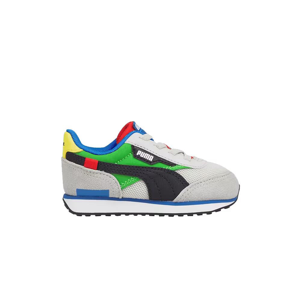 Puma Future Rider Splash Infant Grey Violet Classic Green