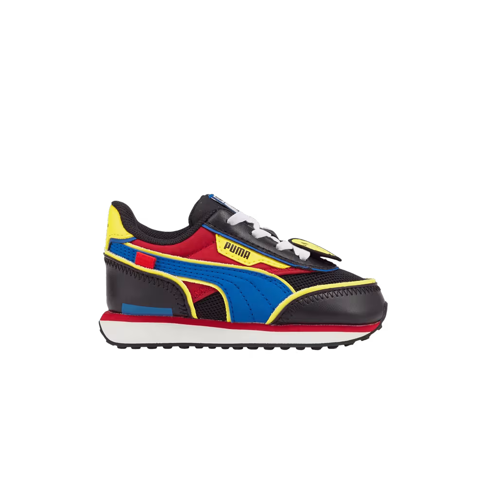 SmileyWorld x Puma Future Rider Infant Black Royal Blue