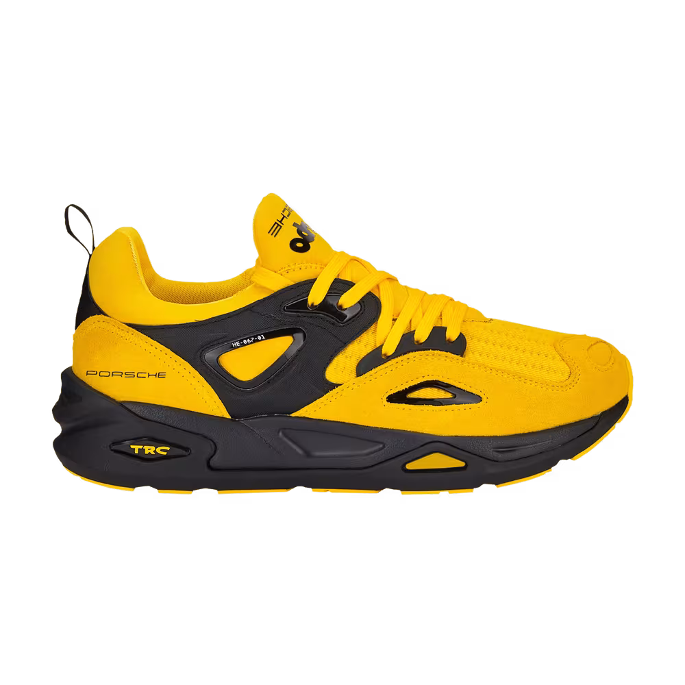 Porsche Legacy x Puma TRC Blaze Lemon Chrome Black