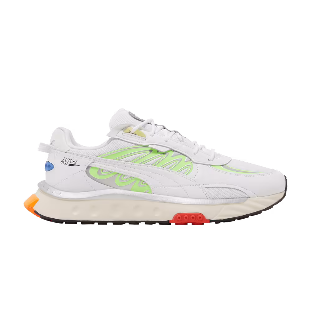 Puma Wild Rider Techno White Green Glare