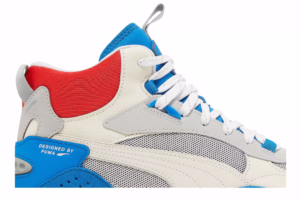 Puma Wild Rider Mid Ivory Glow Future Blue, view 3