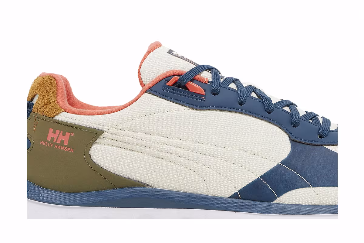 Puma Helly Hansen x Wild Rider Intense Blue White Asparagus, view 3