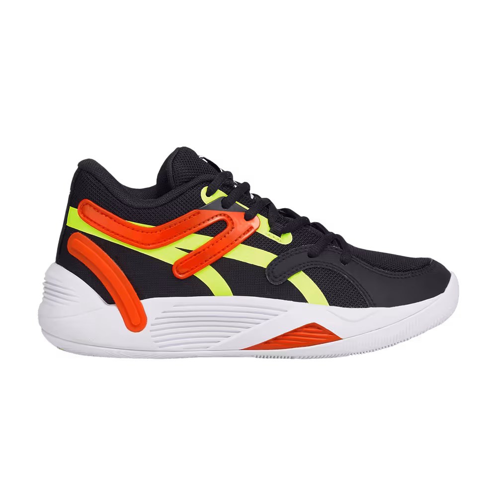 Puma TRC Blaze Court Big Kid Black Cherry Tomato