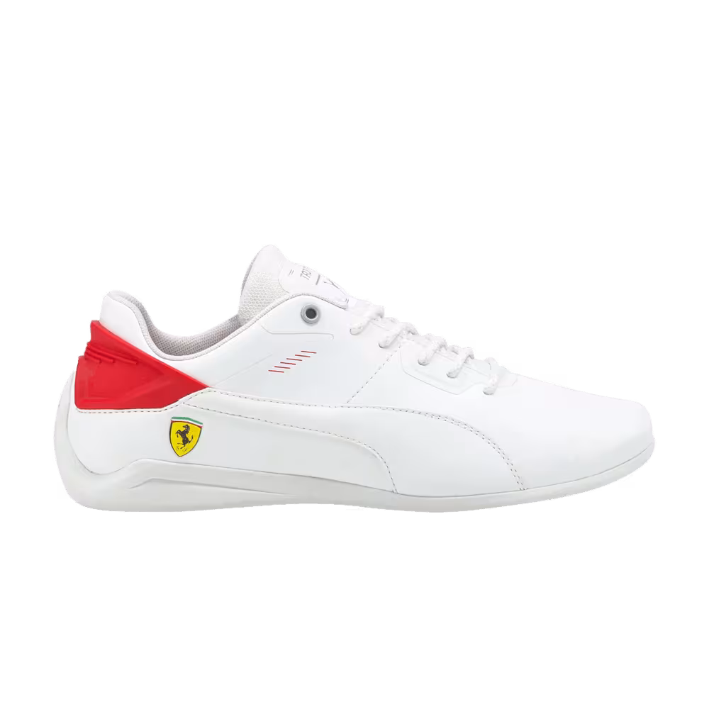 Scuderia Ferrari x Puma Drift Cat Delta White Rosso Corsa