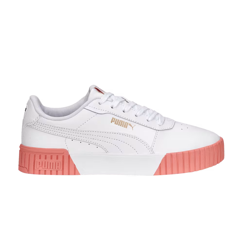 Puma Women's Carina 2.0 White Hibiscus Flower