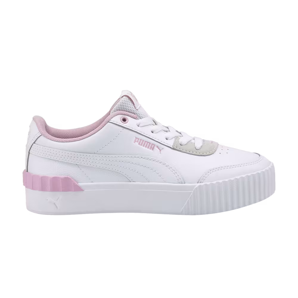 Puma Women's Carina Lift White Pink Lady