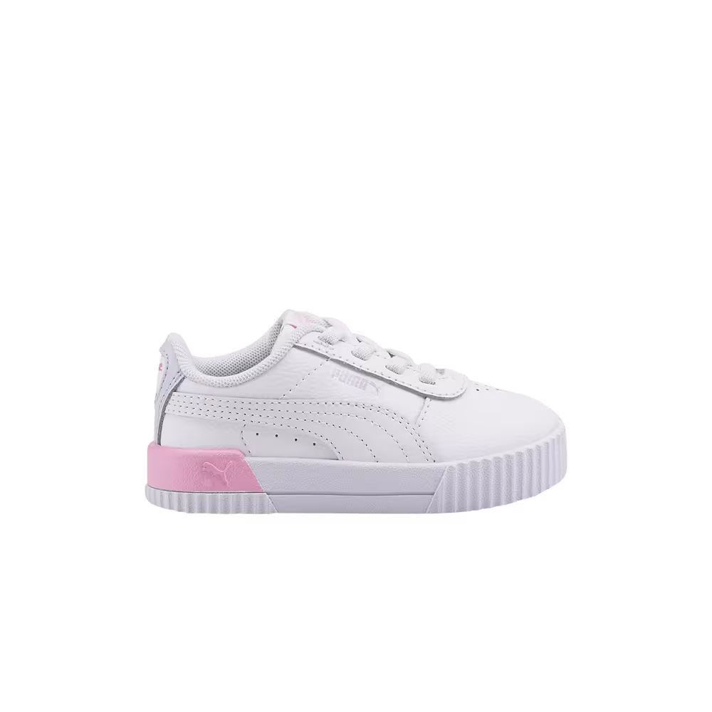 Puma Carina Leather Infant White Arctic Ice