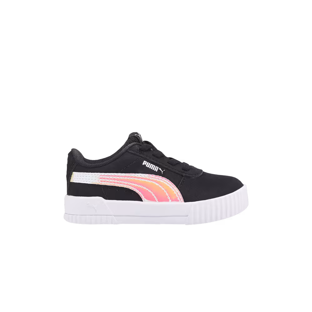 Puma Carina Holo Infant Black Silver