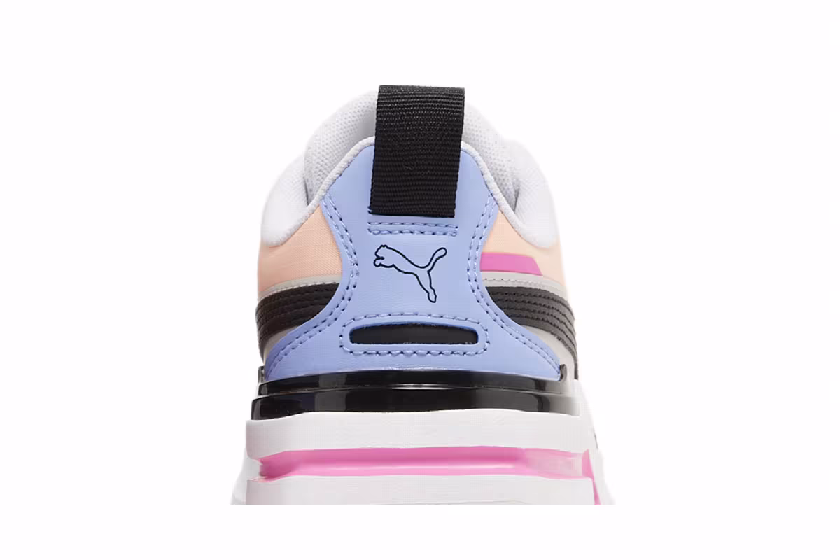 Puma Women's Kosmo Rider Bright White Grey Violet, view 8