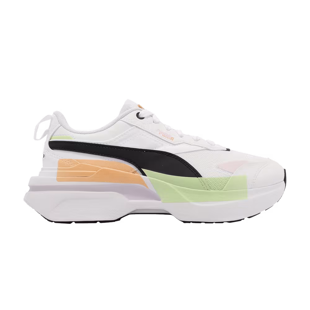 Puma Women's Kosmo Rider MIS White Black Multi-Color