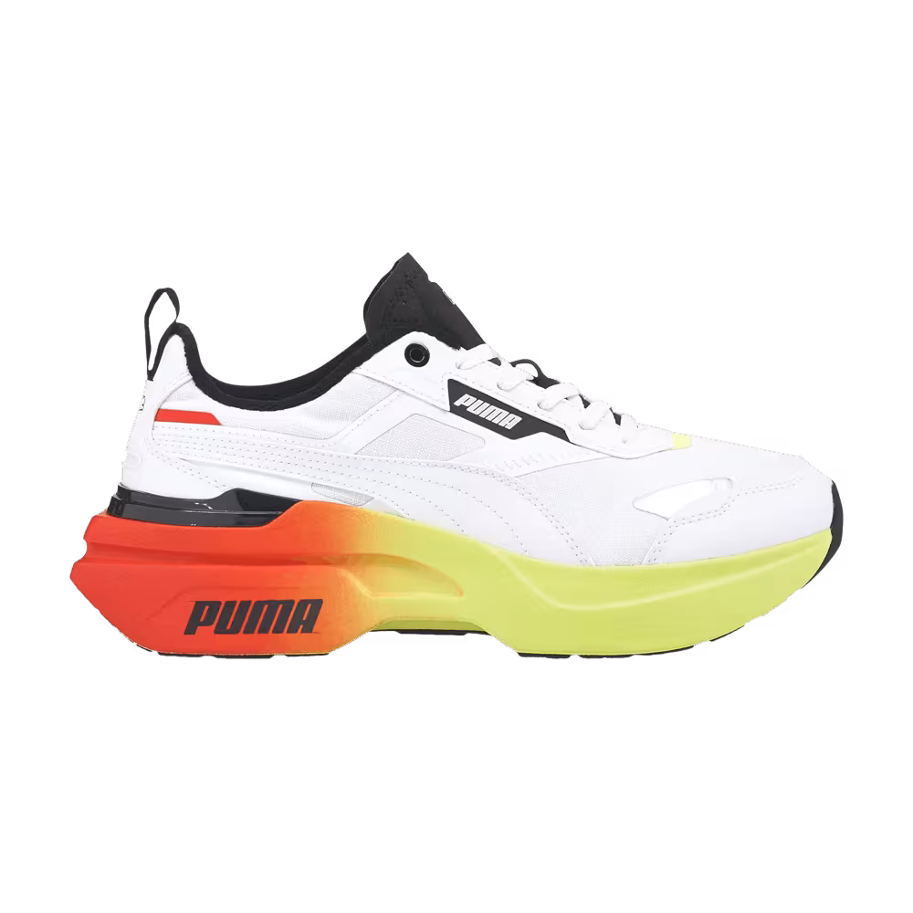 Puma Women's Kosmo Rider Gradient - White Fizzy Yellow