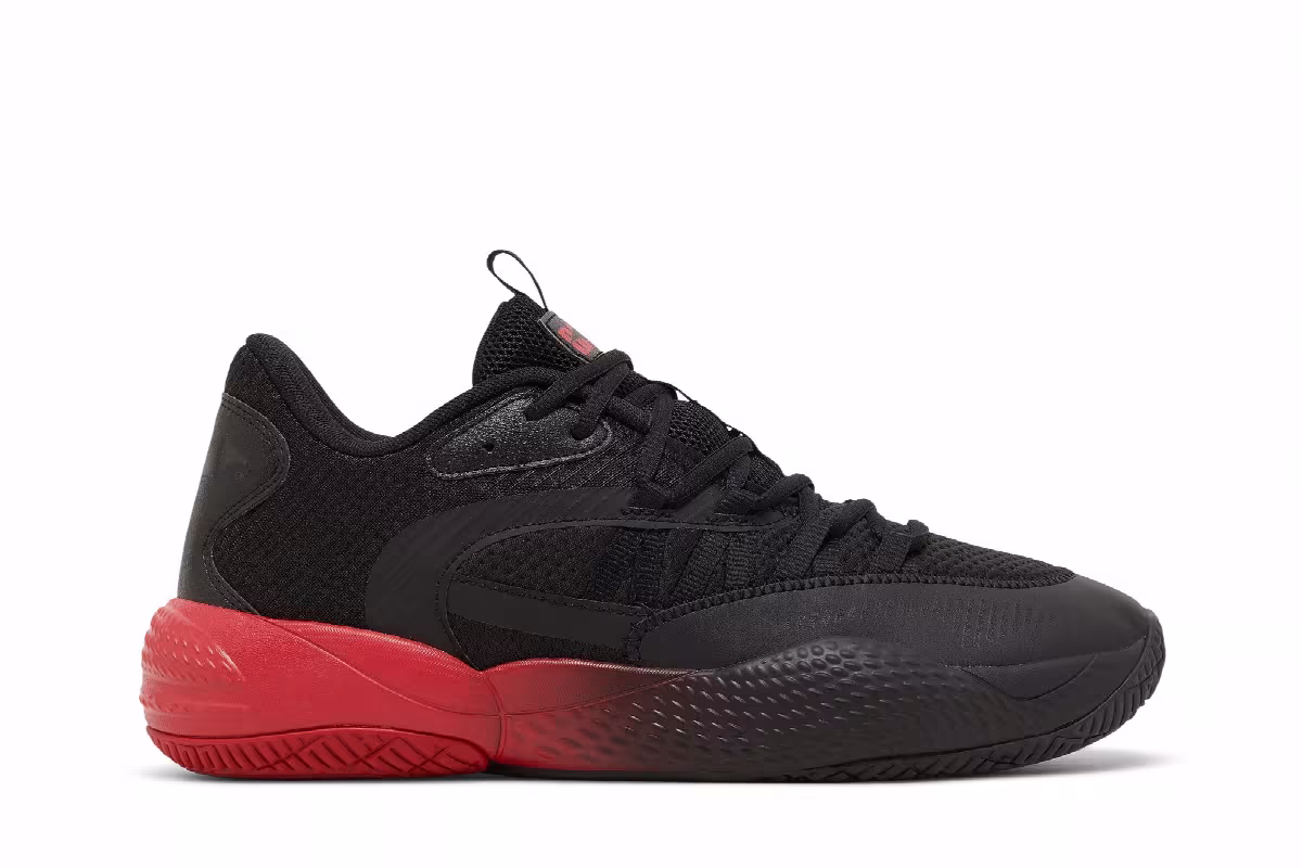 Batman x Puma Court Rider 2.0 Black Barbados Cherry, view 2