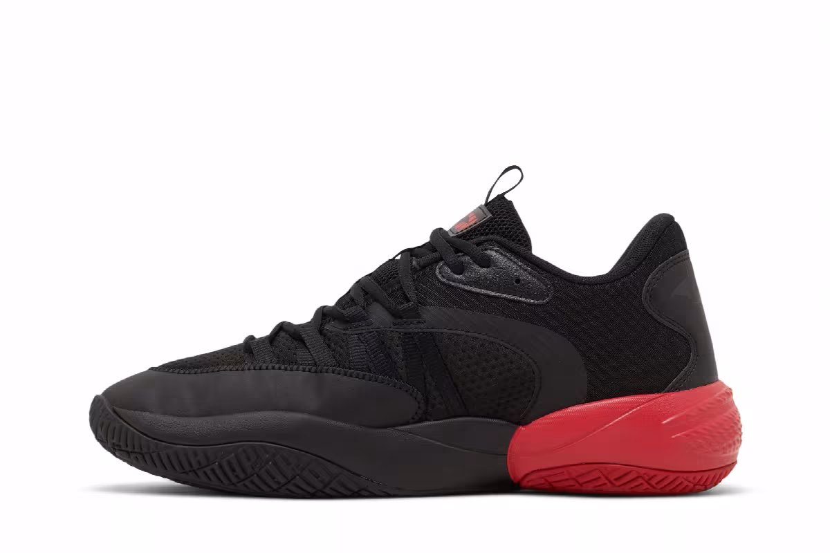 Batman x Puma Court Rider 2.0 Black Barbados Cherry, view 4