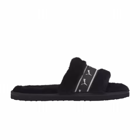 Puma Wmns Fluff Remix Slide 'Black White'