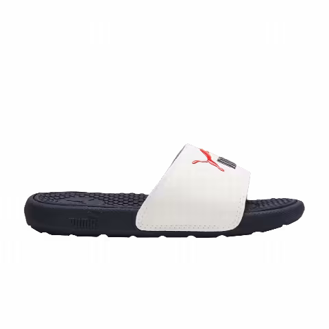 Puma Cool Cat Slides Little Kid 'White Peacoat'