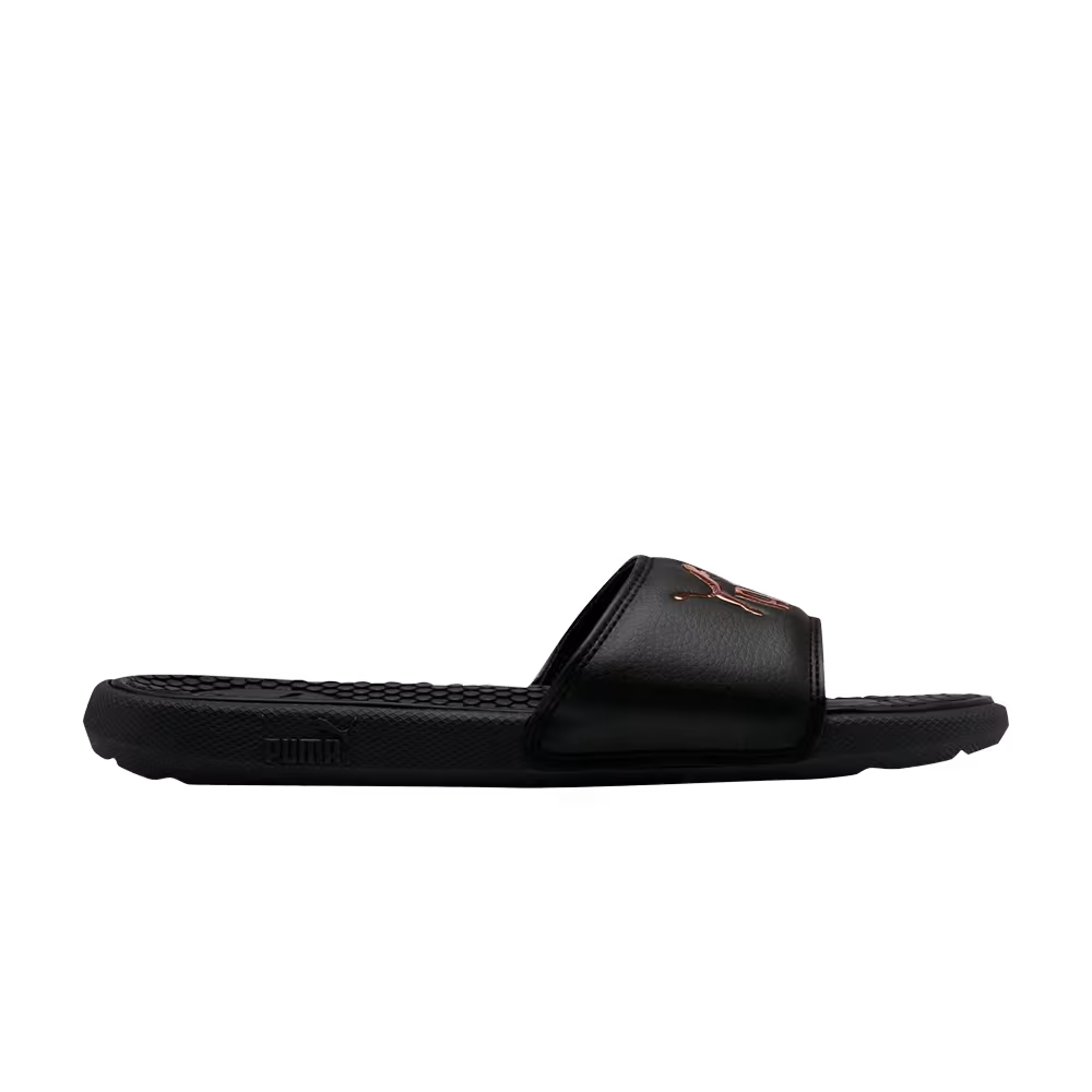 Puma Women's Cool Cat Slide Black Rose Gold