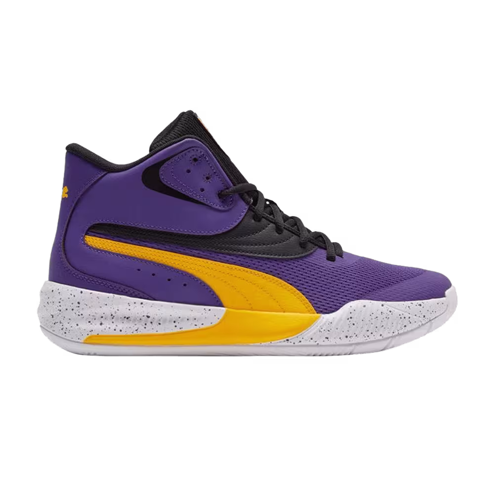 Puma Triple Mid Splatter Prism Violet Spectra Yellow