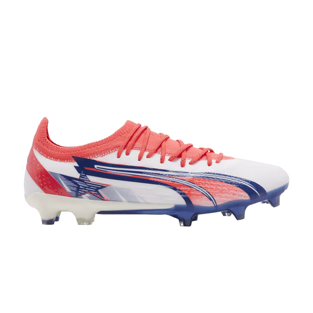 Christian Pulisic x Puma Ultra Ultimate FG AG White Blazing Blue