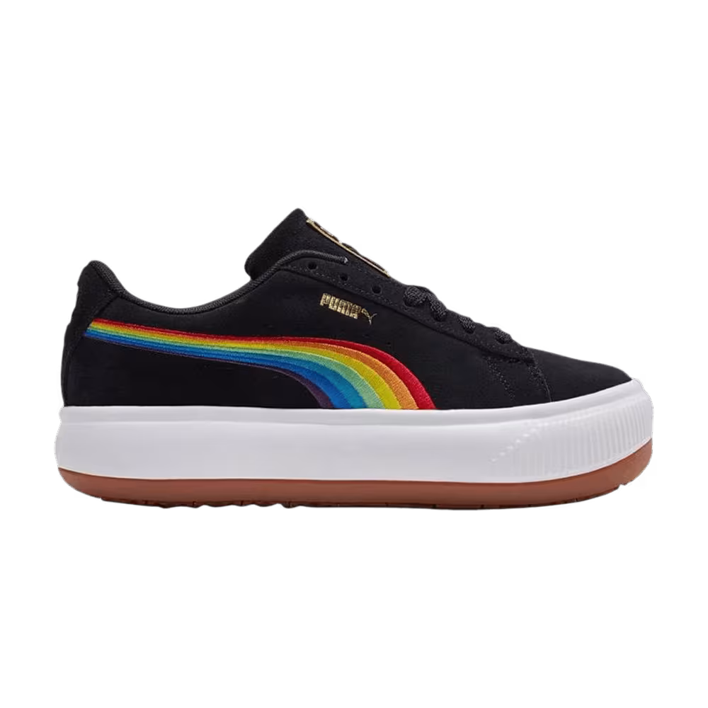 Puma Women's Suede Mayu Rainbow - Black