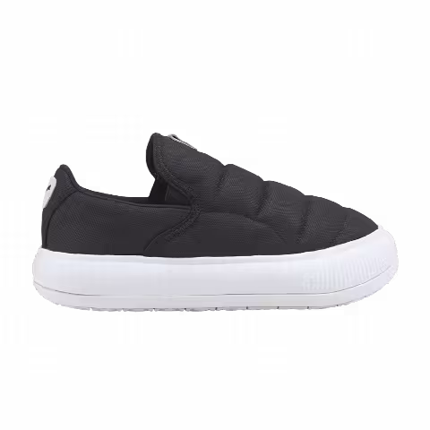 Puma Wmns Suede Mayu Slip-On Canvas 'Black White'