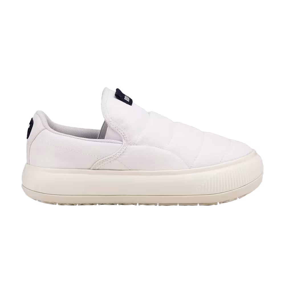 Puma Women's Suede Mayu Slip-On Canvas White Marshmallow