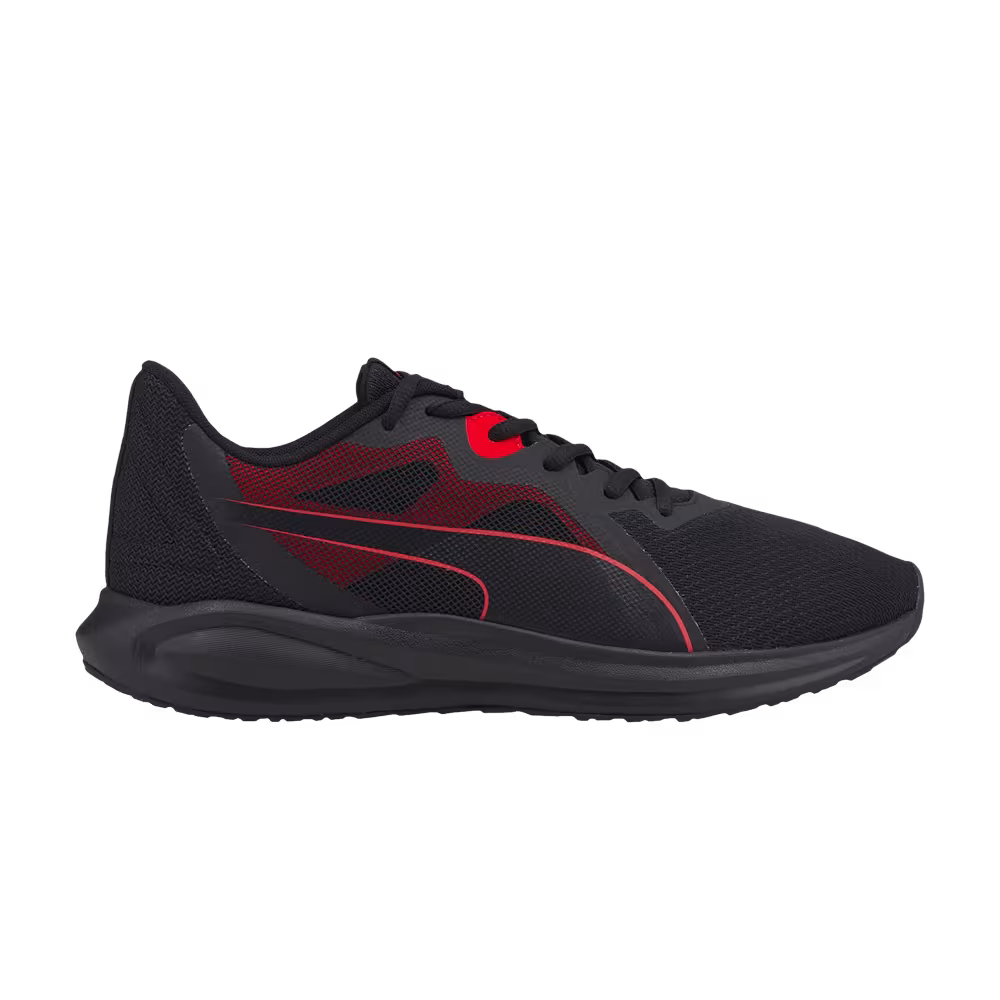 Puma Twitch Runner Black High Risk Red