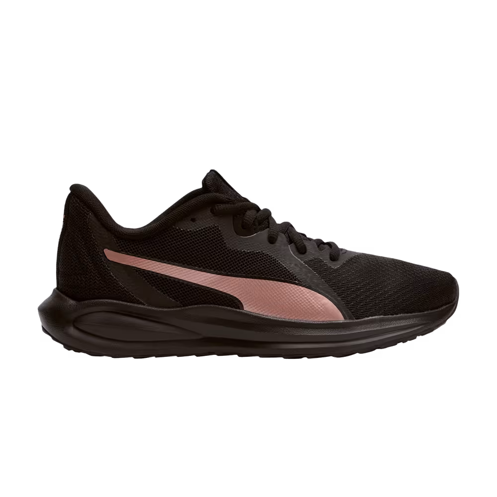 Puma Women's Twitch Runner Black Rose Gold