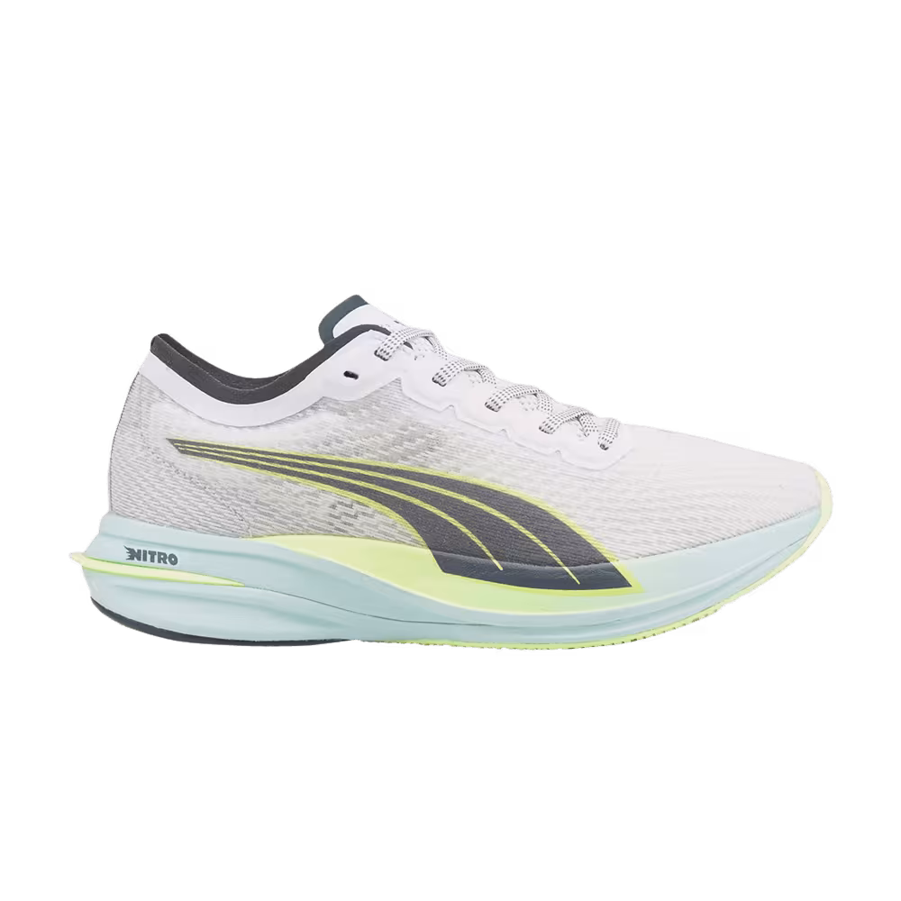 Puma Women's Deviate Nitro White Dark Slate