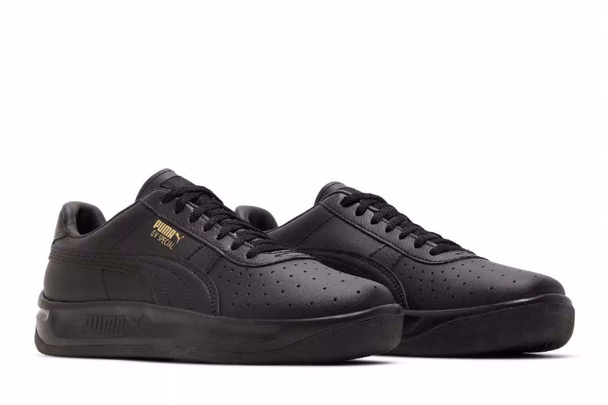 Puma GV Special Jr Black Team Gold, view 9