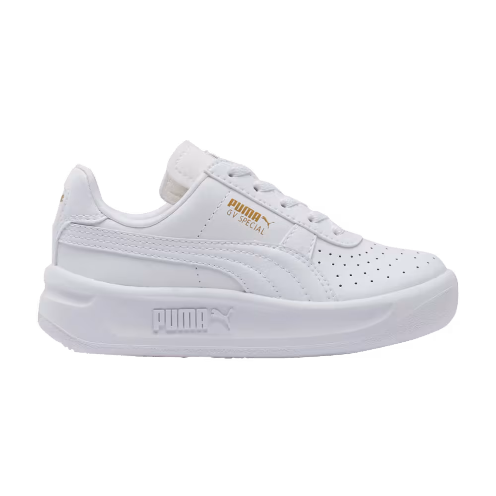 Puma GV Special Little Kid White Team Gold