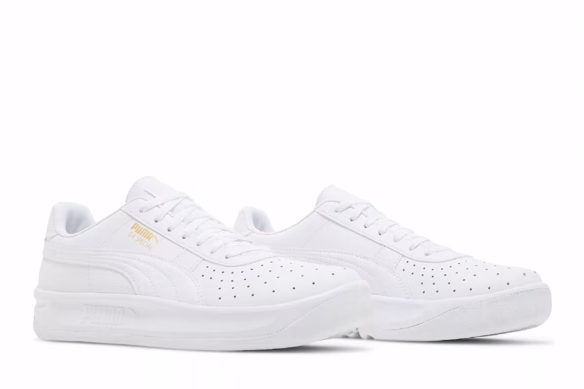 Puma GV Special Jr White Team Gold, view 9