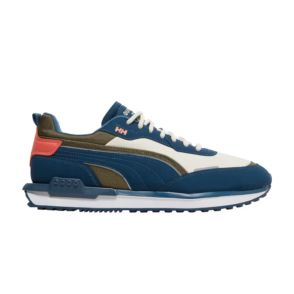 Helly Hansen x Puma City Rider Intense Blue White Asparagus