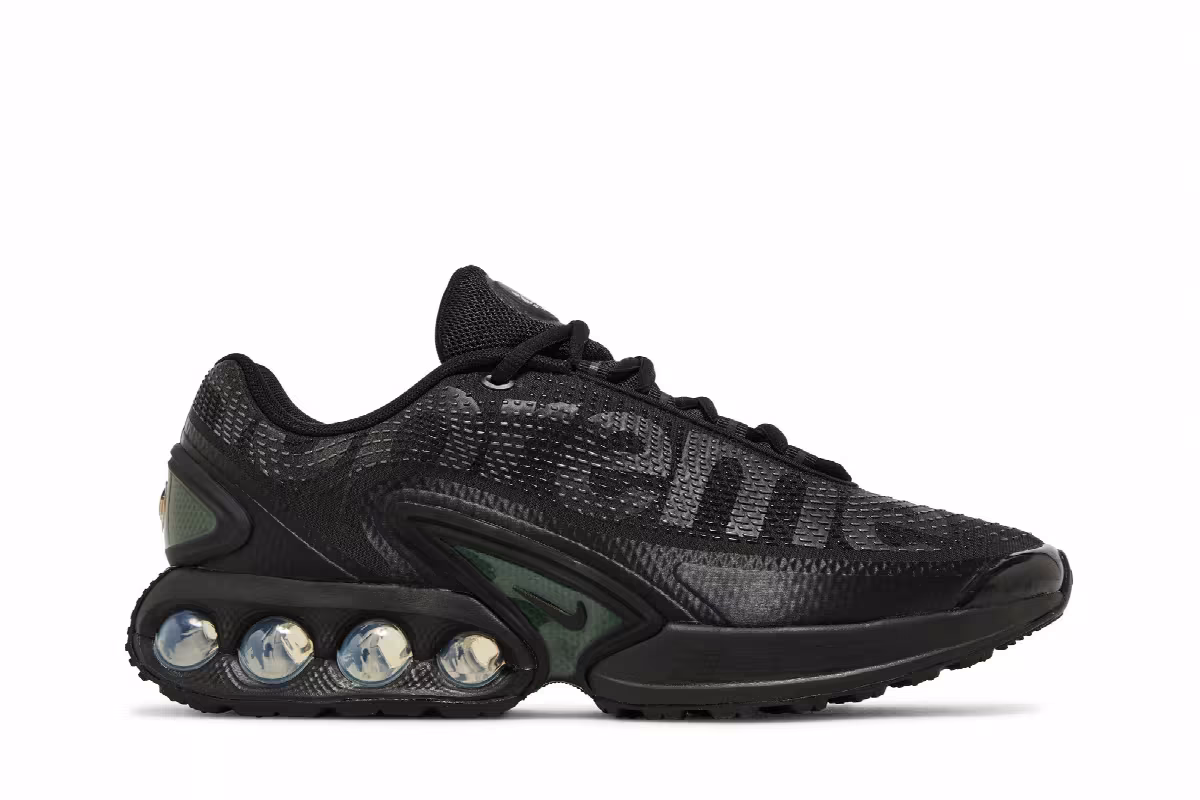 Supreme x Nike Air Max DN Black Galactic Jade, view 2