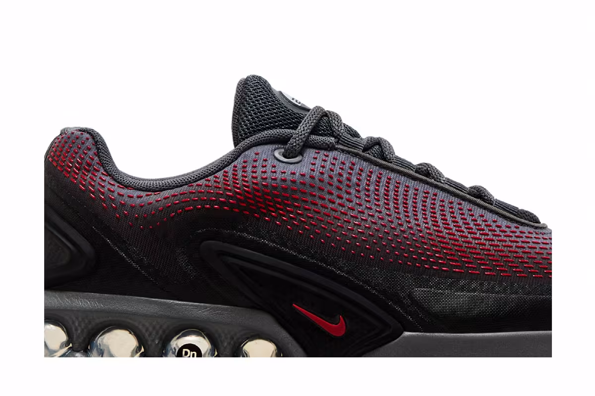 Nike Air Max DN Iron Grey University Red, view 3