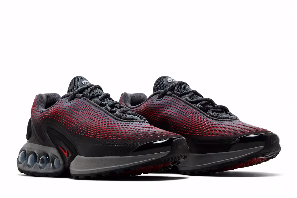 Nike Air Max DN Iron Grey University Red, view 9