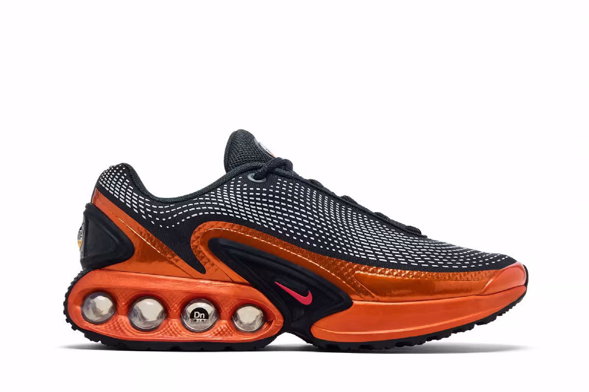 Nike Air Max DN Dark Smoke Grey Salsa Red, view 2