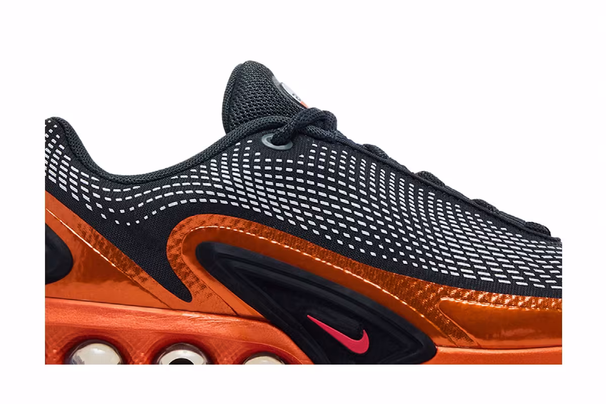 Nike Air Max DN Dark Smoke Grey Salsa Red, view 3
