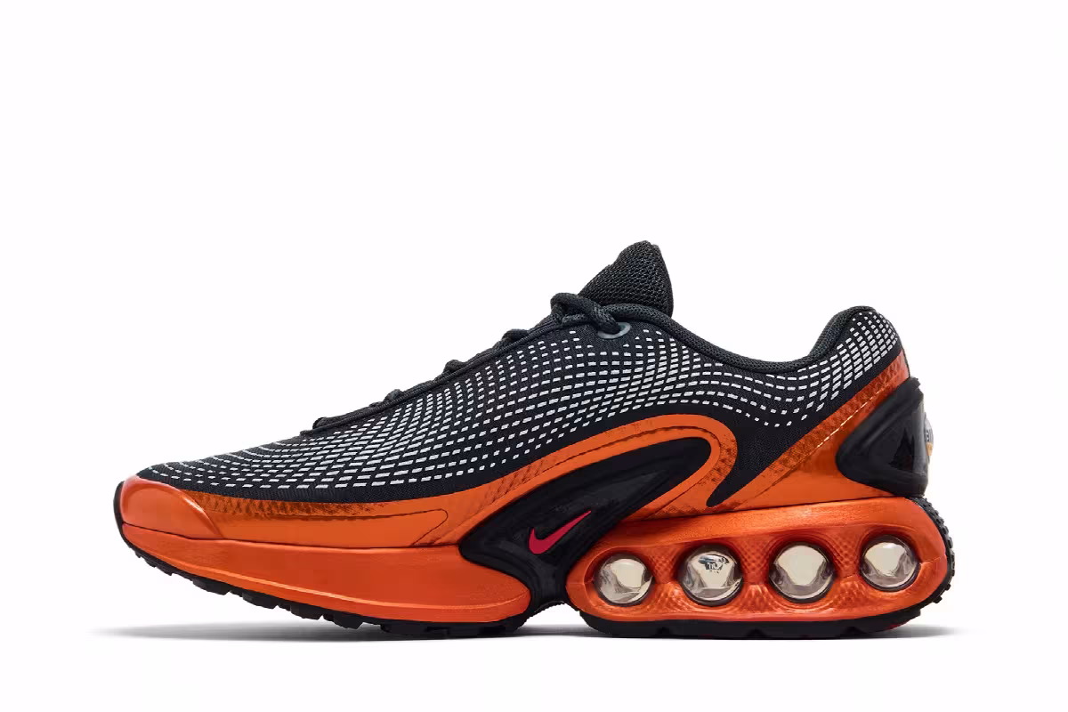 Nike Air Max DN Dark Smoke Grey Salsa Red, view 4