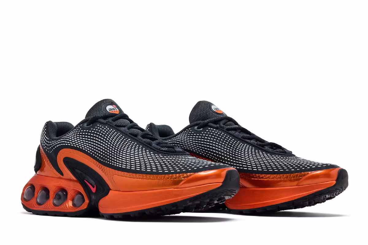 Nike Air Max DN Dark Smoke Grey Salsa Red, view 9