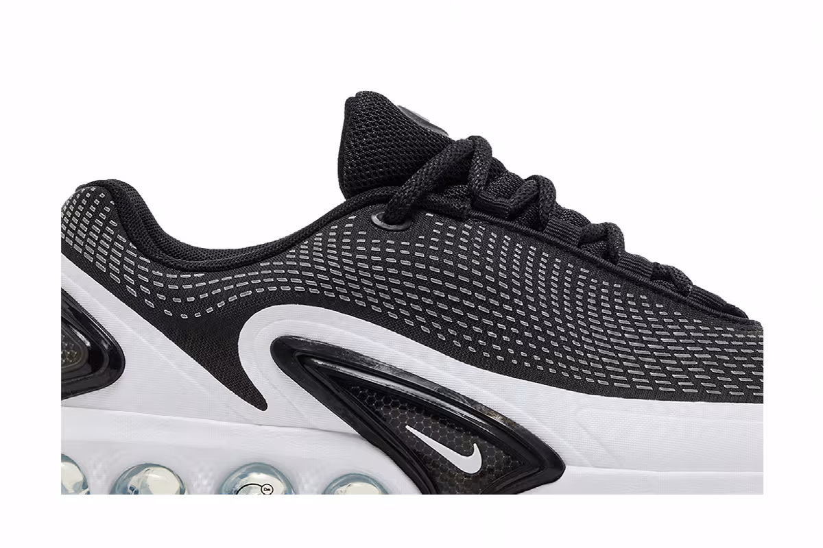 Nike Women's Air Max DN Black White, view 3