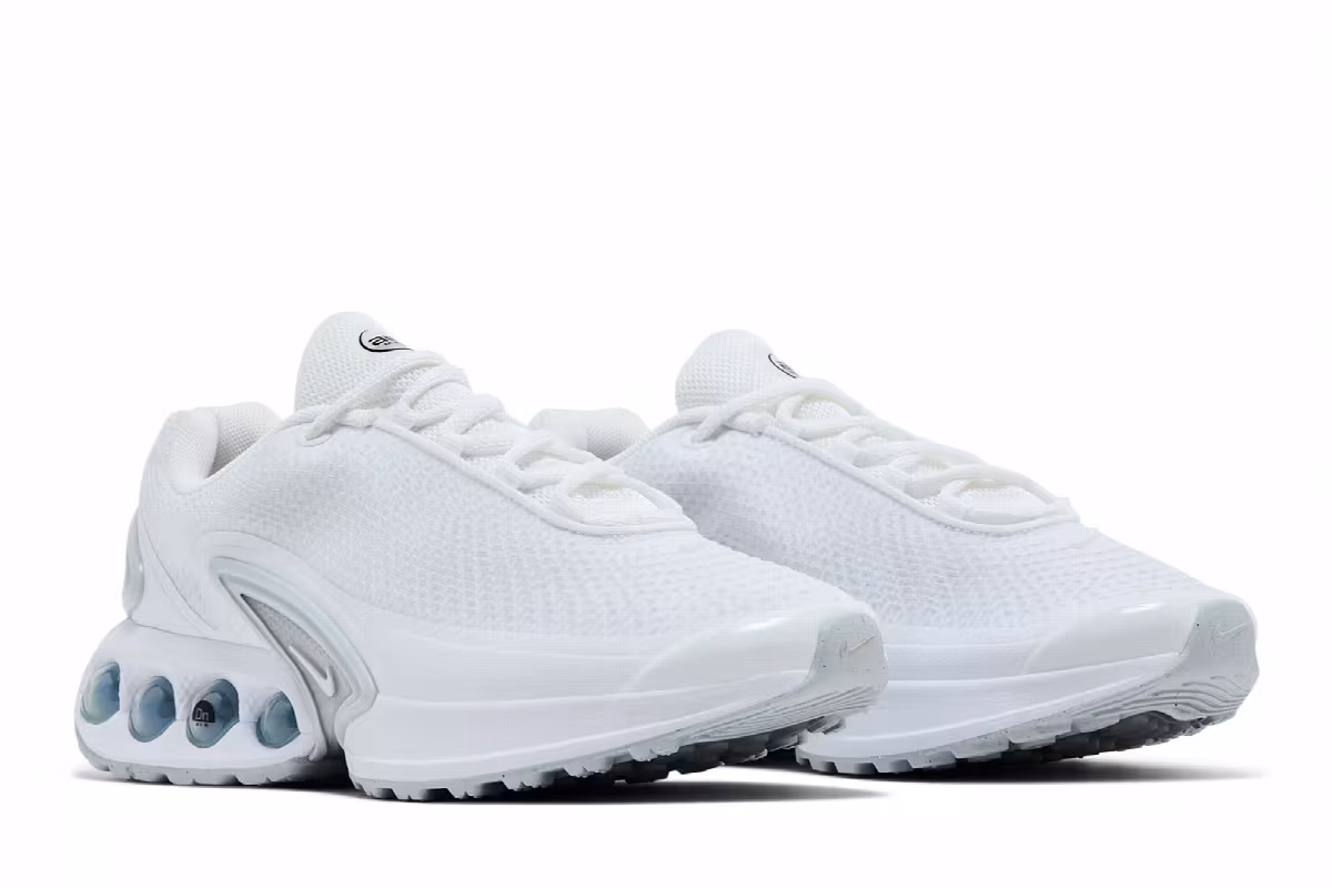 Nike Women's Air Max DN White Metallic Silver, view 9