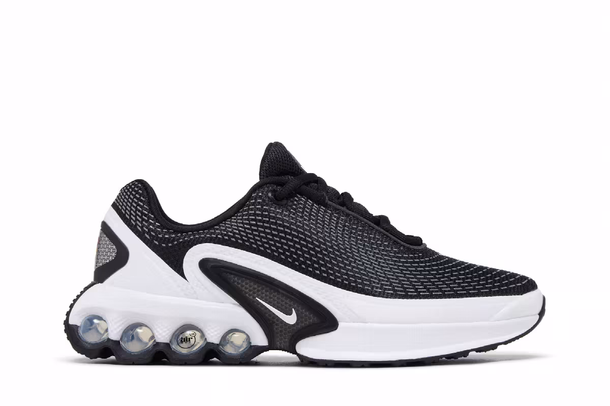 Nike Air Max DN GS Black White, view 2