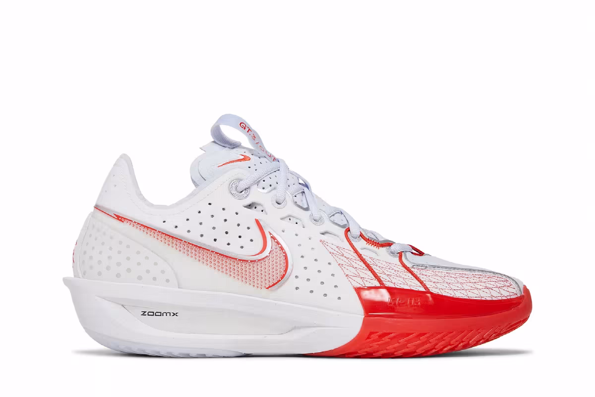 Nike Air Zoom GT Cut 3 White Picante Red, view 2